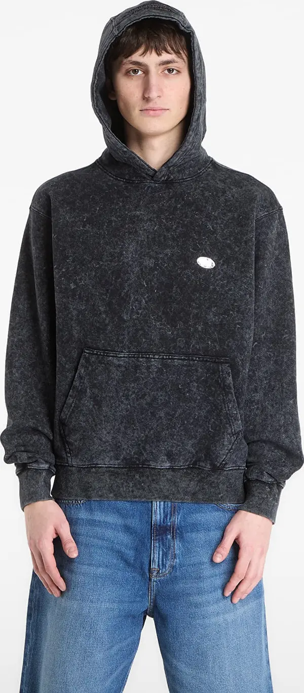 Alpha Industries Mikina Alpha Industries World Embroidery Hoodie Unisex Black M