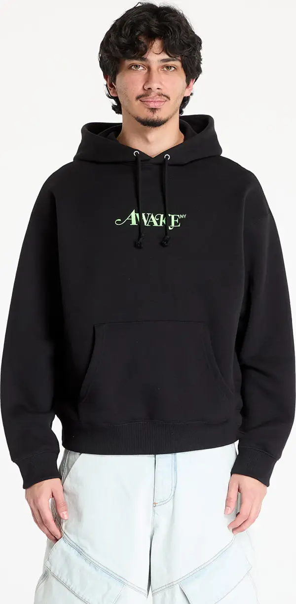 Awake NY Mikina Awake NY Classic Logo Hoodie Black M