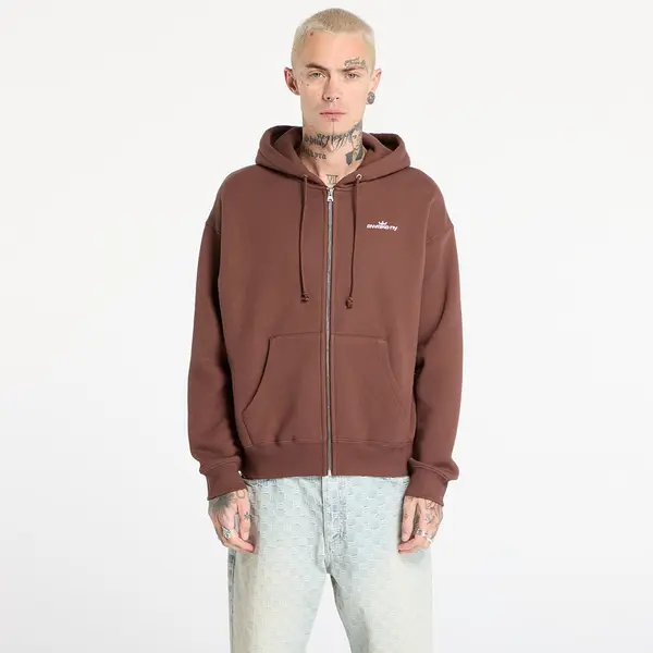 Awake NY Mikina Awake NY Crown Logo Full-Zip Hoodie Brown L
