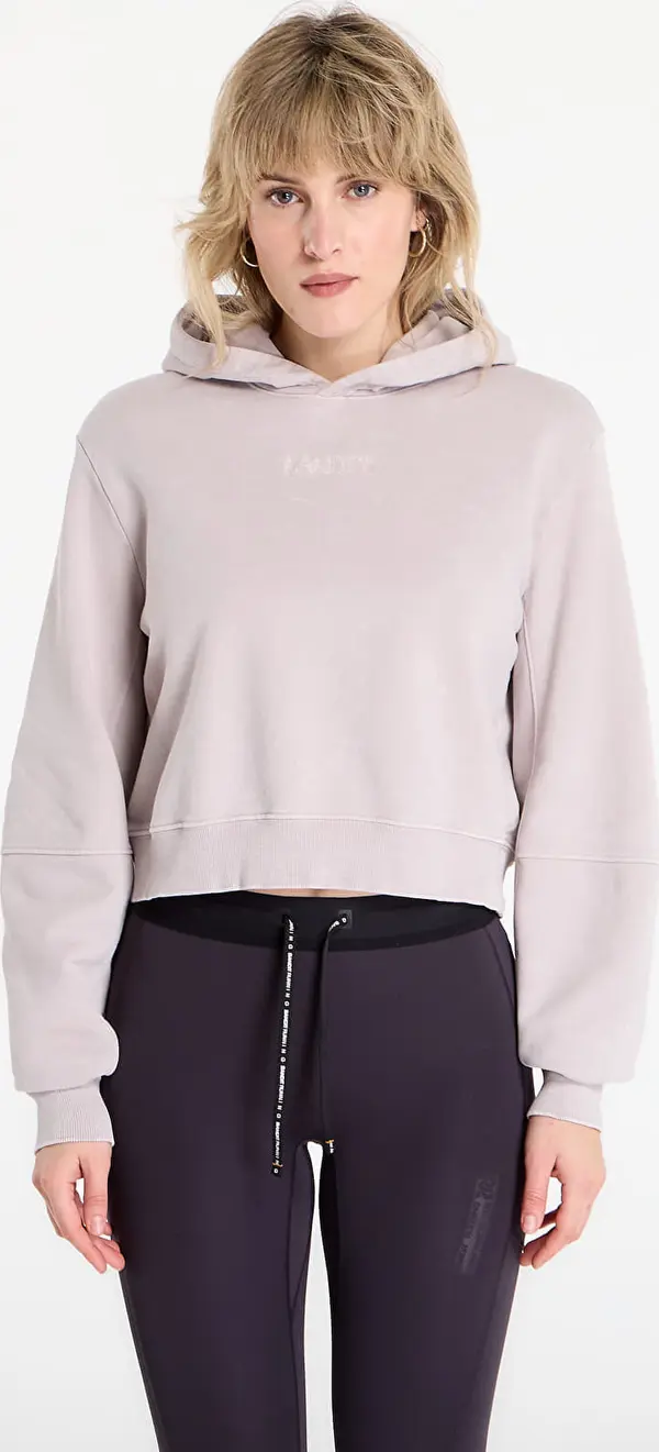 BANDIT Mikina BANDIT Cotton Fleece Cropped Hoodie Ash M