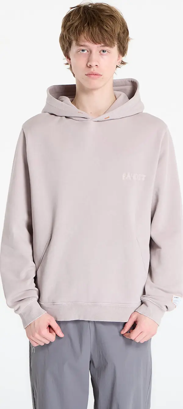 BANDIT Mikina BANDIT Cotton Fleece Embroidered Hoodie Ash M