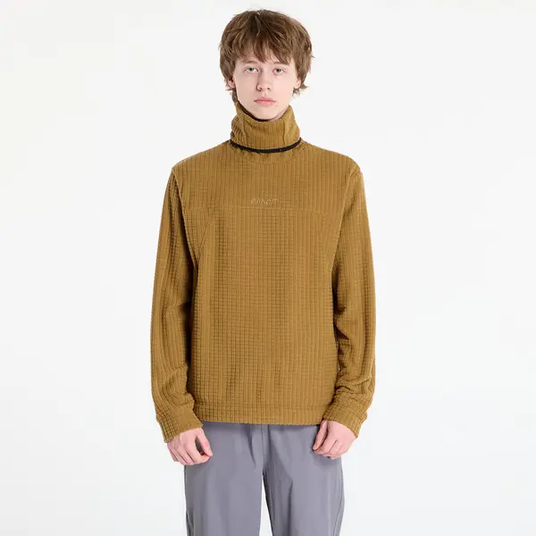 BANDIT Mikina BANDIT Men's MacroSoft Grid™ Turtleneck Antique Brass XL