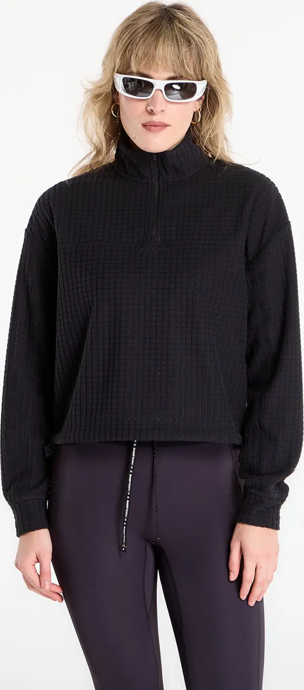 BANDIT Mikina BANDIT Women's MacroSoft Grid™ Quarter Zip Black S
