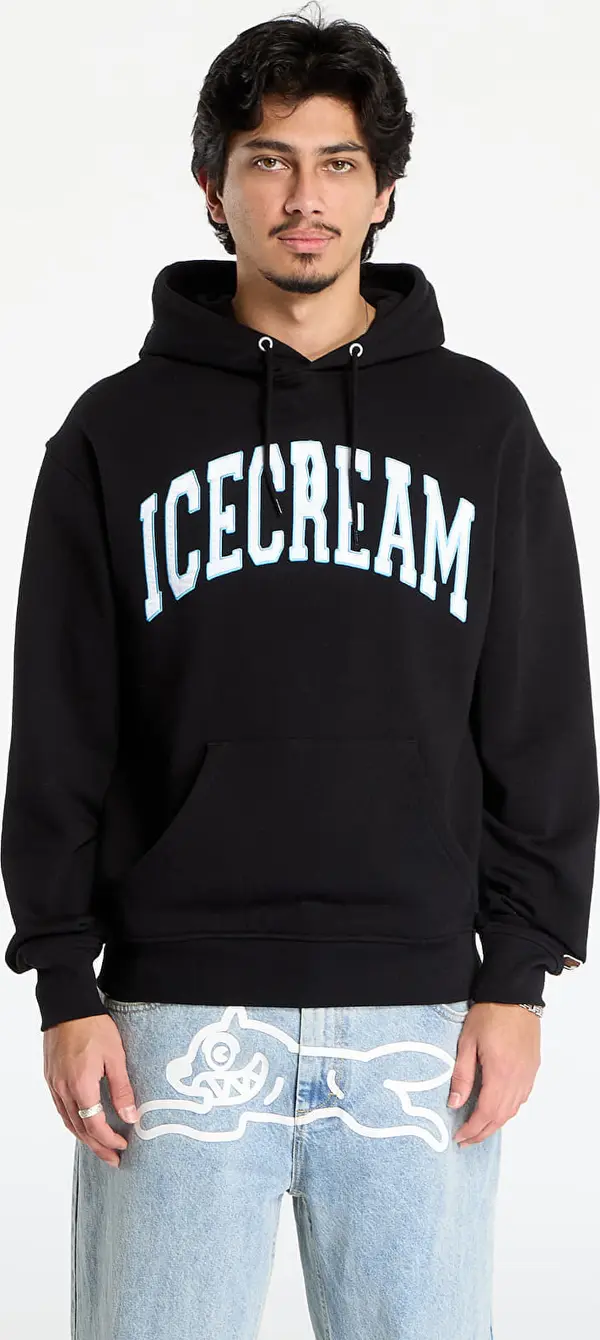 Billionaire Boys Club Icecream Mikina Billionaire Boys Club Icecream College Applique Hood Black XL