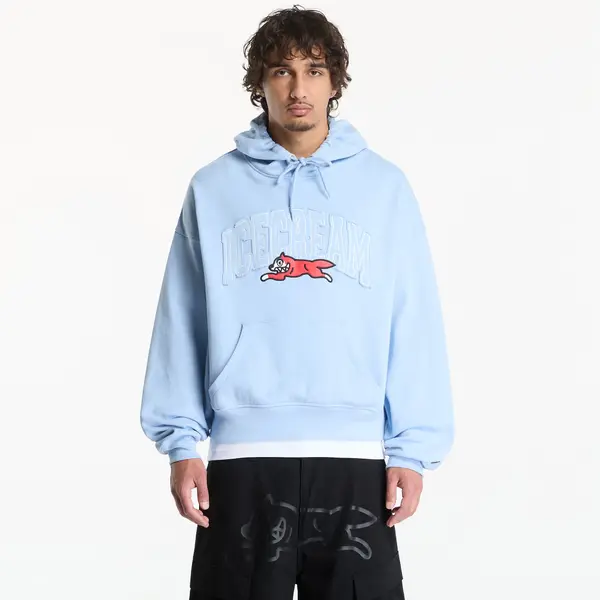 Billionaire Boys Club Icecream Mikina Billionaire Boys Club Icecream College Applique Running Dog Popover Hood Light Blue L