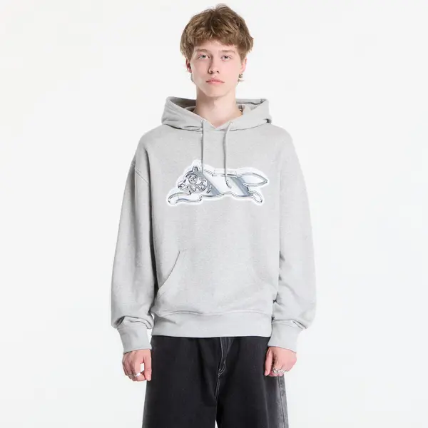 Billionaire Boys Club Icecream Mikina Billionaire Boys Club Icecream Iced Out Running Dog Popover Hood Heather Grey XL
