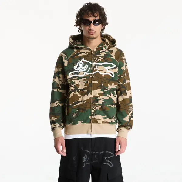 Billionaire Boys Club Icecream Mikina Billionaire Boys Club Icecream Running Dog Woodland Camo Zip Through Hood Multi L