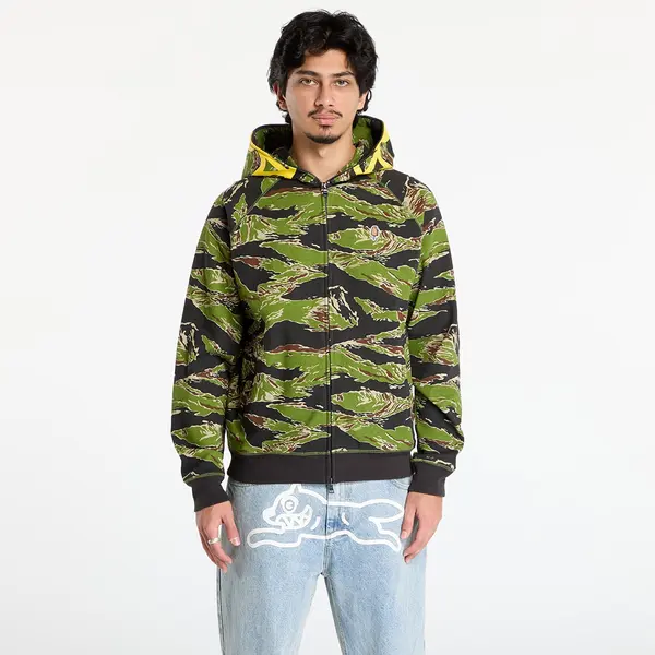 Billionaire Boys Club Icecream Mikina Billionaire Boys Club Icecream Smiley Tiger Stripe Full Zip-Through Hood Camo S