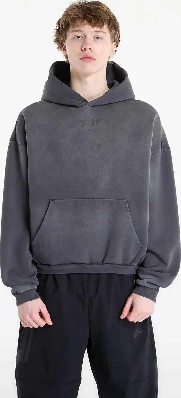 Nike Mikina Book Standard Issue Men's Therma-FIT Brushed Pullover Hoodie Black/ Black L