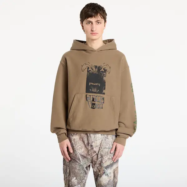 Brain Dead Mikina Brain Dead Future Vision Hoodie Coffee M