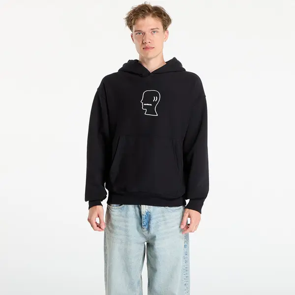 Brain Dead Mikina Brain Dead Logo Head Hoodie Black S