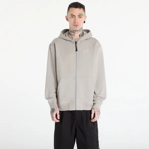 C.P. Company Mikina C.P. Company Diagonal Raised Fleece Zip Hooded Sweatshirt Multi/ Peacoat L