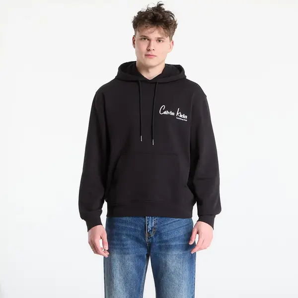 Calvin Klein Mikina Calvin Klein Jeans Eu 350Terry Ck Graphic Hoodie Black XL