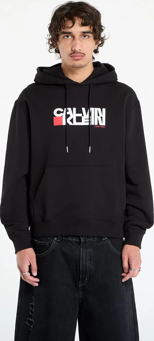 Calvin Klein Mikina Calvin Klein Jeans LS Terry Sweatshirt Black M