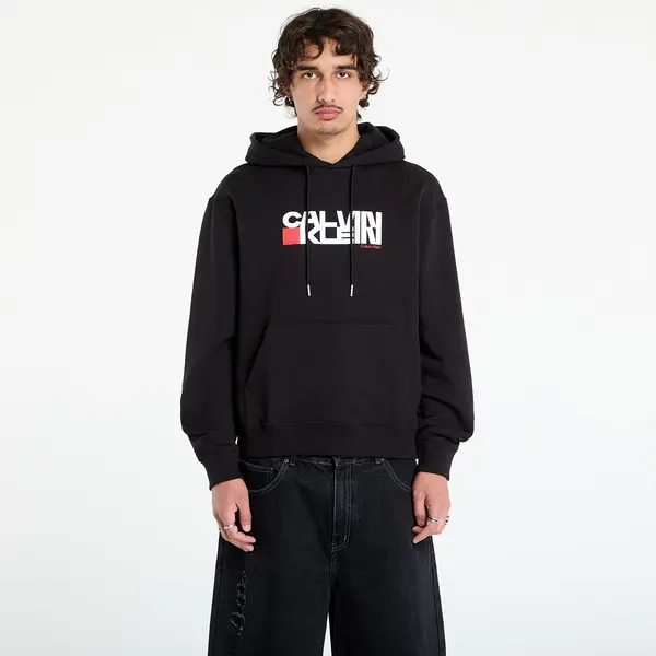 Calvin Klein Mikina Calvin Klein Jeans LS Terry Sweatshirt Black S