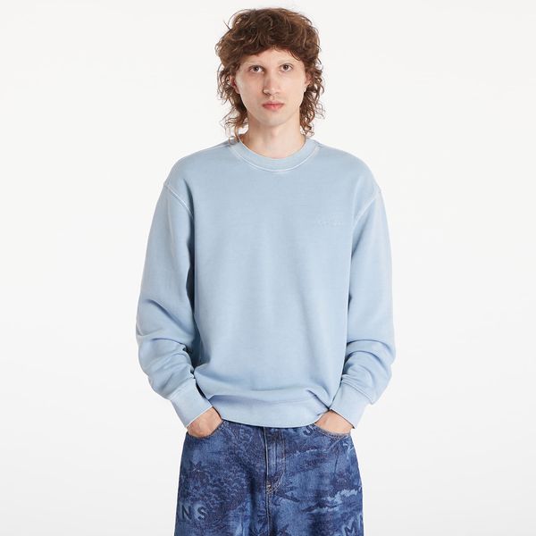Carhartt WIP Mikina Carhartt WIP Duster Script Sweatshirt UNISEX Misty Sky Garment Dyed XS