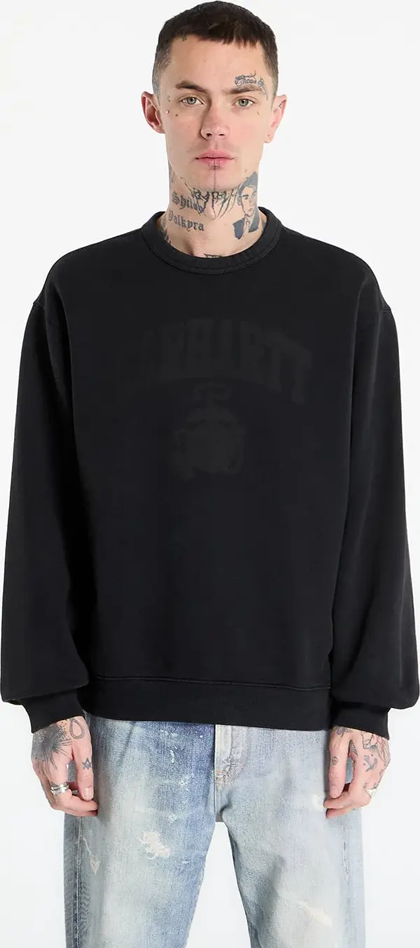 Carhartt WIP Mikina Carhartt WIP Faded Pond Corps Sweat UNISEX Black L