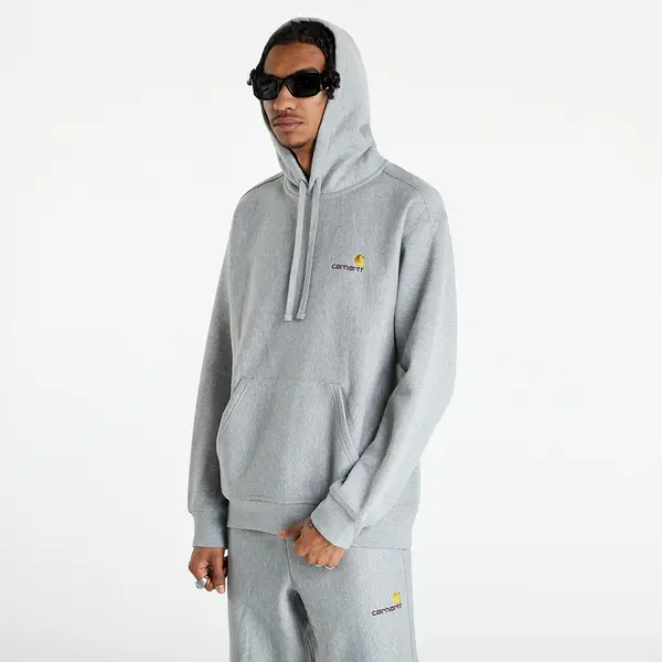 Carhartt WIP Mikina Carhartt WIP Hooded American Script Sweat Grey M