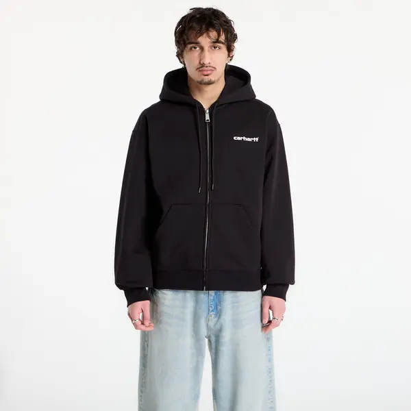 Carhartt WIP Mikina Carhartt WIP Hooded Archive Lines Jacket UNISEX Black XXL