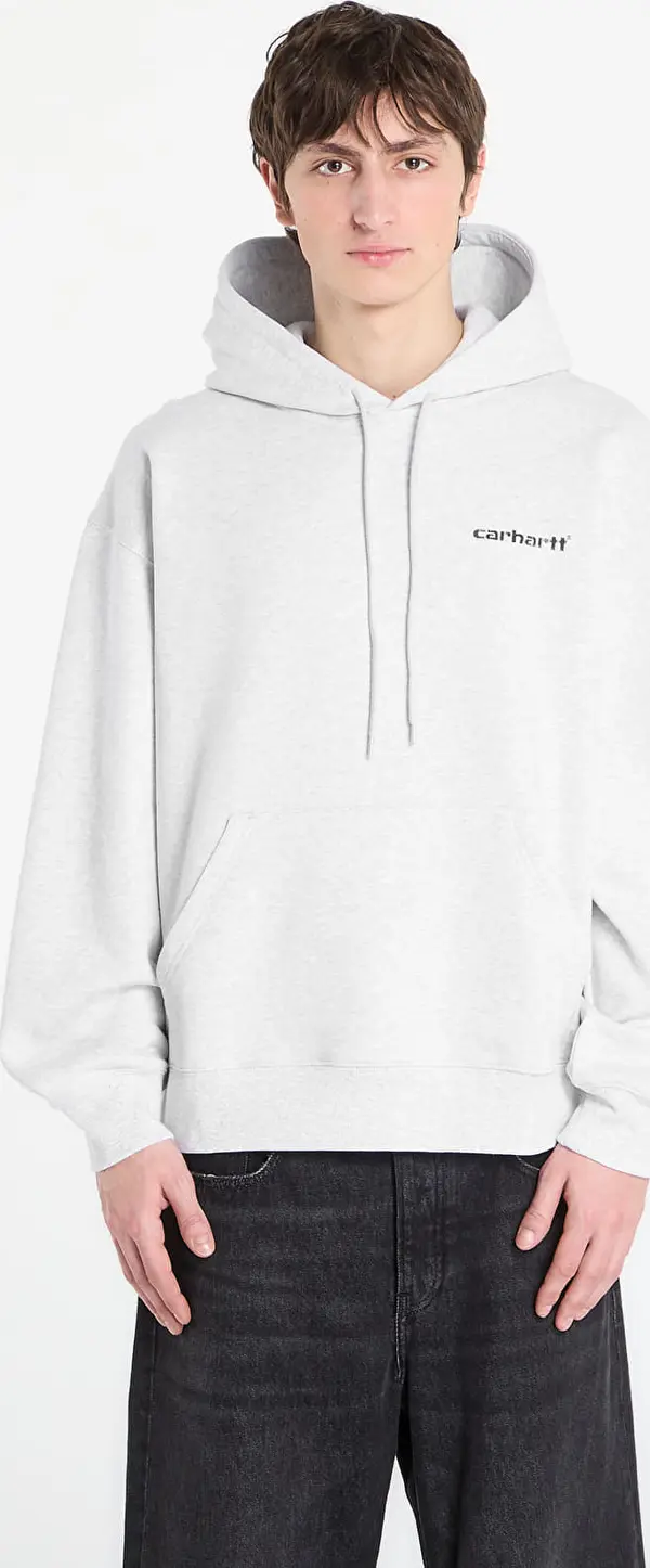 Carhartt WIP Mikina Carhartt WIP Hooded Caps Sweat UNISEX Ash Heather XS