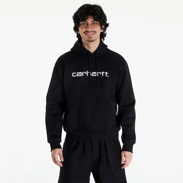 Carhartt WIP Mikina Carhartt WIP Hooded Carhartt Sweat Black/ White XXL