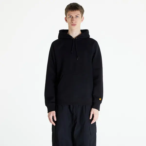 Carhartt WIP Mikina Carhartt WIP Hooded Chase Sweat UNISEX Black/ Gold S