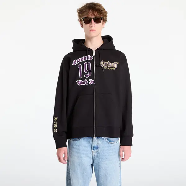 Carhartt WIP Mikina Carhartt WIP Hooded Dual Sweat Jacket UNISEX Black L