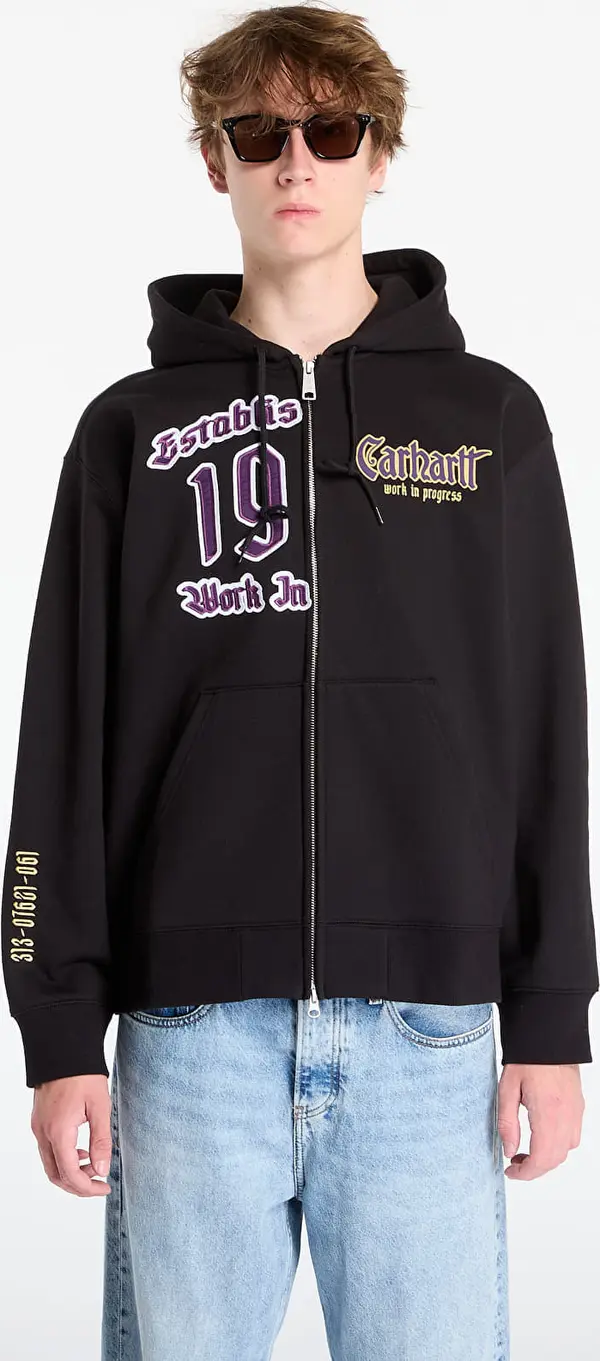 Carhartt WIP Mikina Carhartt WIP Hooded Dual Sweat Jacket UNISEX Black S
