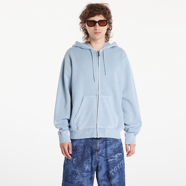 Carhartt WIP Mikina Carhartt WIP Hooded Duster Script Jacket UNISEX Misty Sky Garment Dyed M