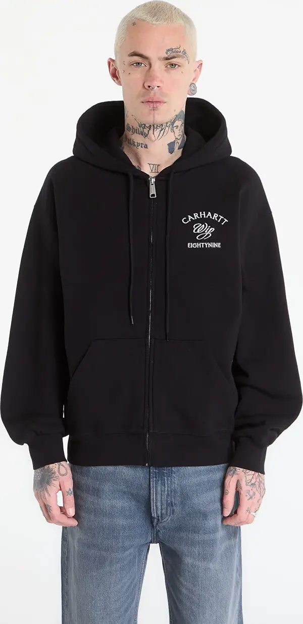 Carhartt WIP Mikina Carhartt WIP Hooded Eightynine Sweat Jacket UNISEX Black M