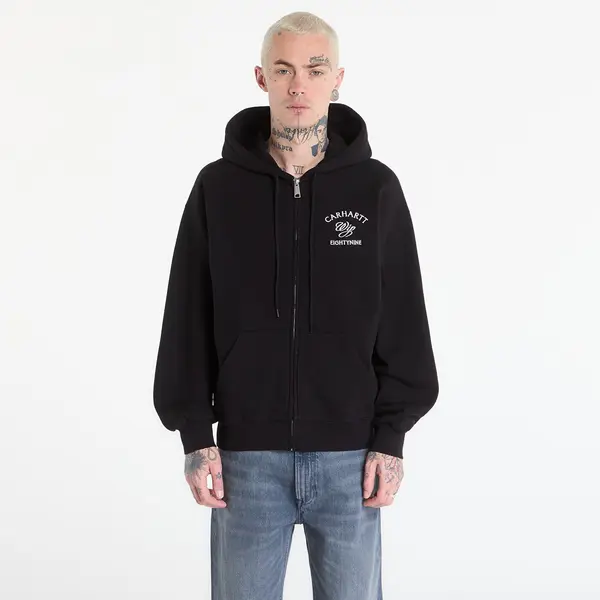 Carhartt WIP Mikina Carhartt WIP Hooded Eightynine Sweat Jacket UNISEX Black XS
