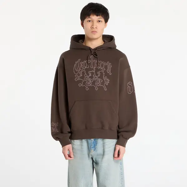 Carhartt WIP Mikina Carhartt WIP Hooded Hackwork Sweat Vitola/ Glassy Pink L