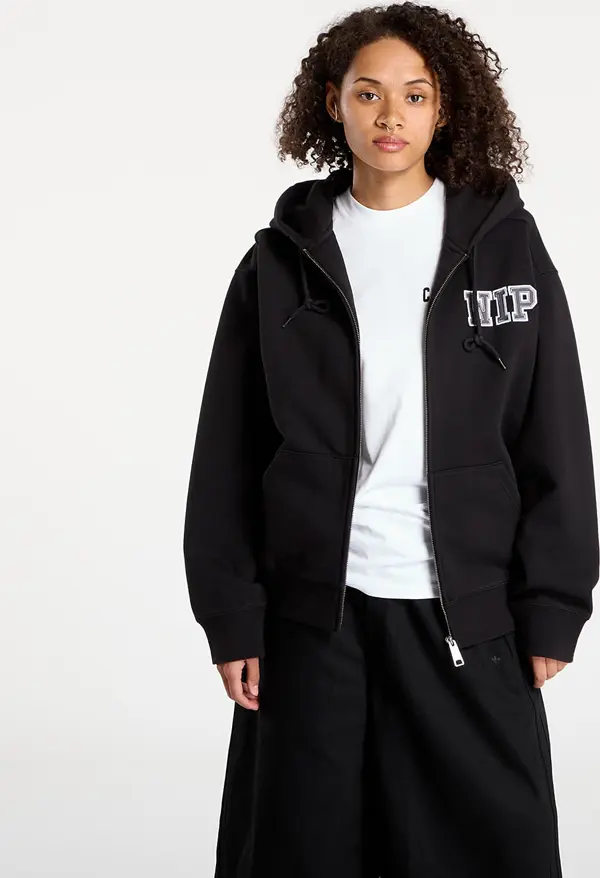 Carhartt WIP Mikina Carhartt WIP Hooded Mini Wip Sweat Jacket Black Stone Washed XS