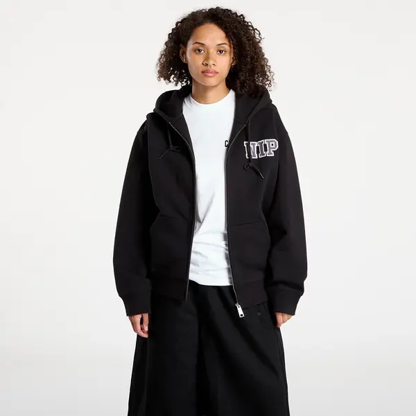 Carhartt WIP Mikina Carhartt WIP Hooded Mini Wip Sweat Jacket Black Stone Washed XS