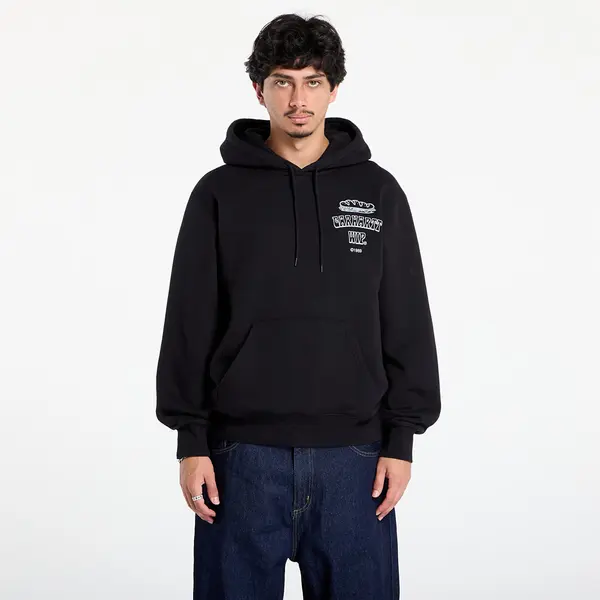 Carhartt WIP Mikina Carhartt WIP Hooded Sandwich Sweat UNISEX Black/ Blue Fog XS
