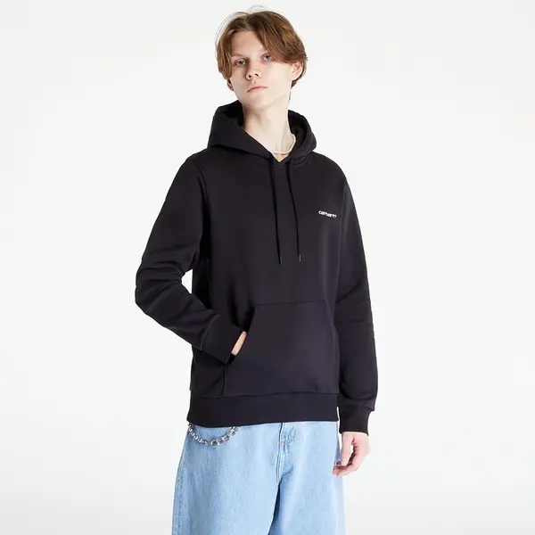 Carhartt WIP Mikina Carhartt WIP Hooded Script Embroidery Sweat Black/ White XS