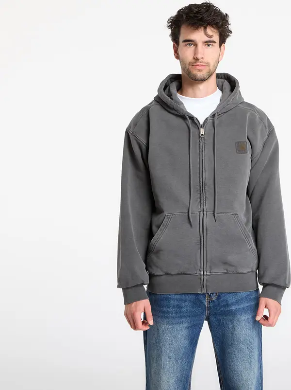 Carhartt WIP Mikina Carhartt WIP Hooded Vista Jacket Black Garment Dyed XL