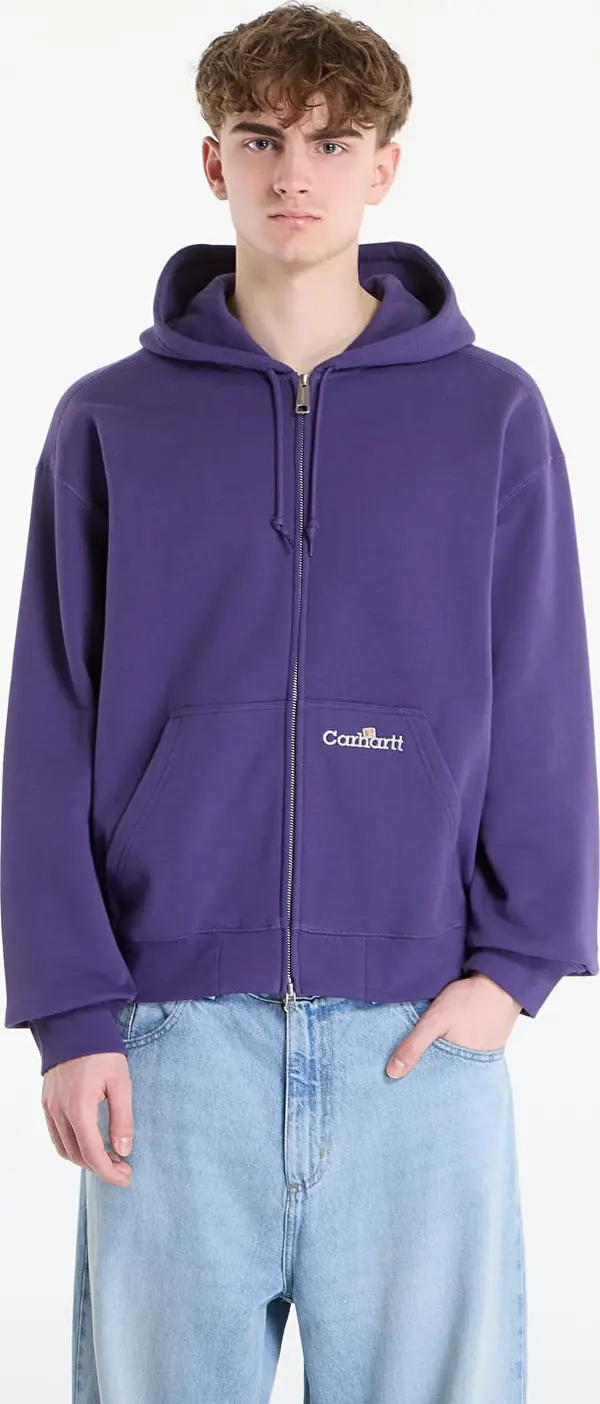 Carhartt WIP Mikina Carhartt WIP Hooded WIP Label Sweat Jacket UNISEX Calla M