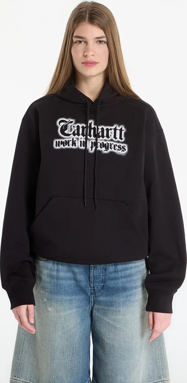 Carhartt WIP Mikina Carhartt WIP Hooded World Tour Sweat UNISEX Black XS