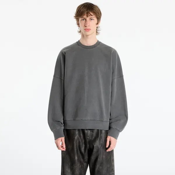 Carhartt WIP Mikina Carhartt WIP RGGD Sweat UNISEX Black Garment Dyed XS