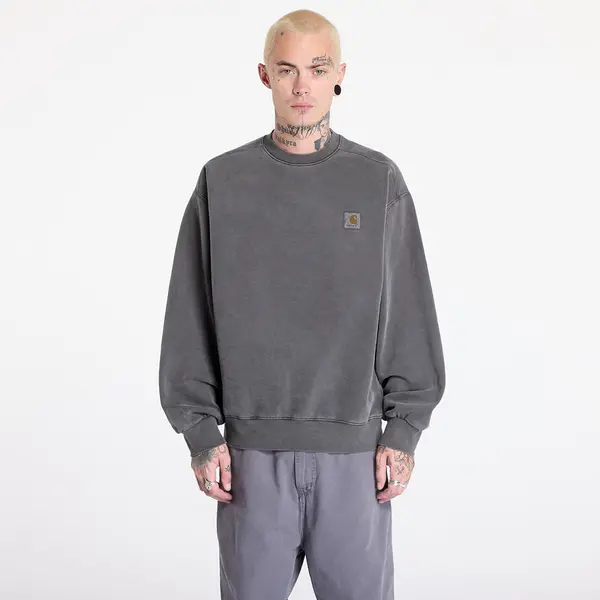Carhartt WIP Mikina Carhartt WIP Vista Sweat UNISEX Graphite Garment Dyed XS