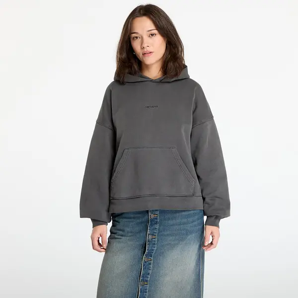 Carhartt WIP Mikina Carhartt WIP W' Hooded Benton Sweat Graphite Garment Dyed XS
