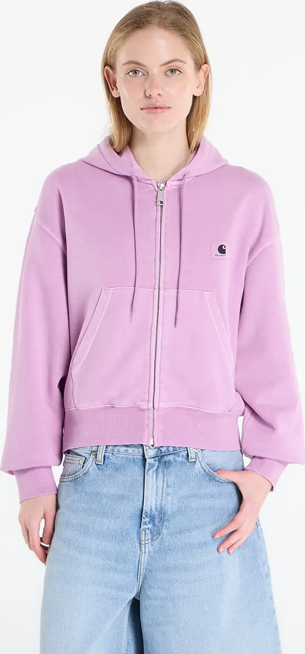 Carhartt WIP Mikina Carhartt WIP W' Hooded Nelson Jacket Gentle Purple Garment Dyed S