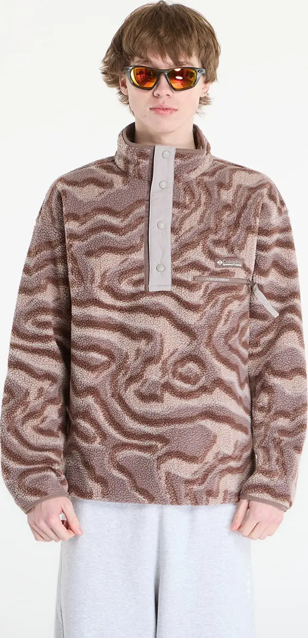 Columbia Mikina Columbia Helvetia™ Half Snap Fleece With Print Iron/ Topoglitch XL