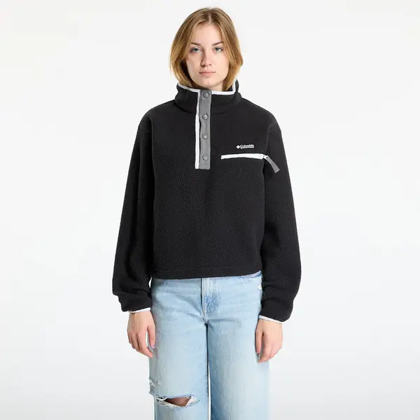 Columbia Mikina Columbia Helvetia™ II Cropped Half Snap Fleece Black L