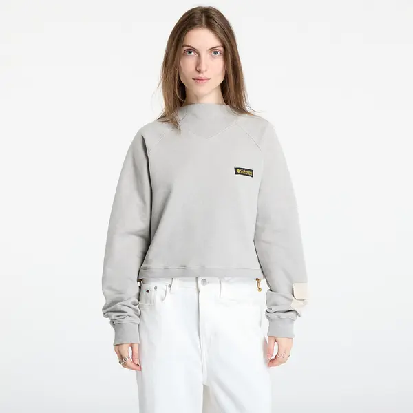 Columbia Mikina Columbia High Cascades™ Crop French Terry LS Dark Stone L