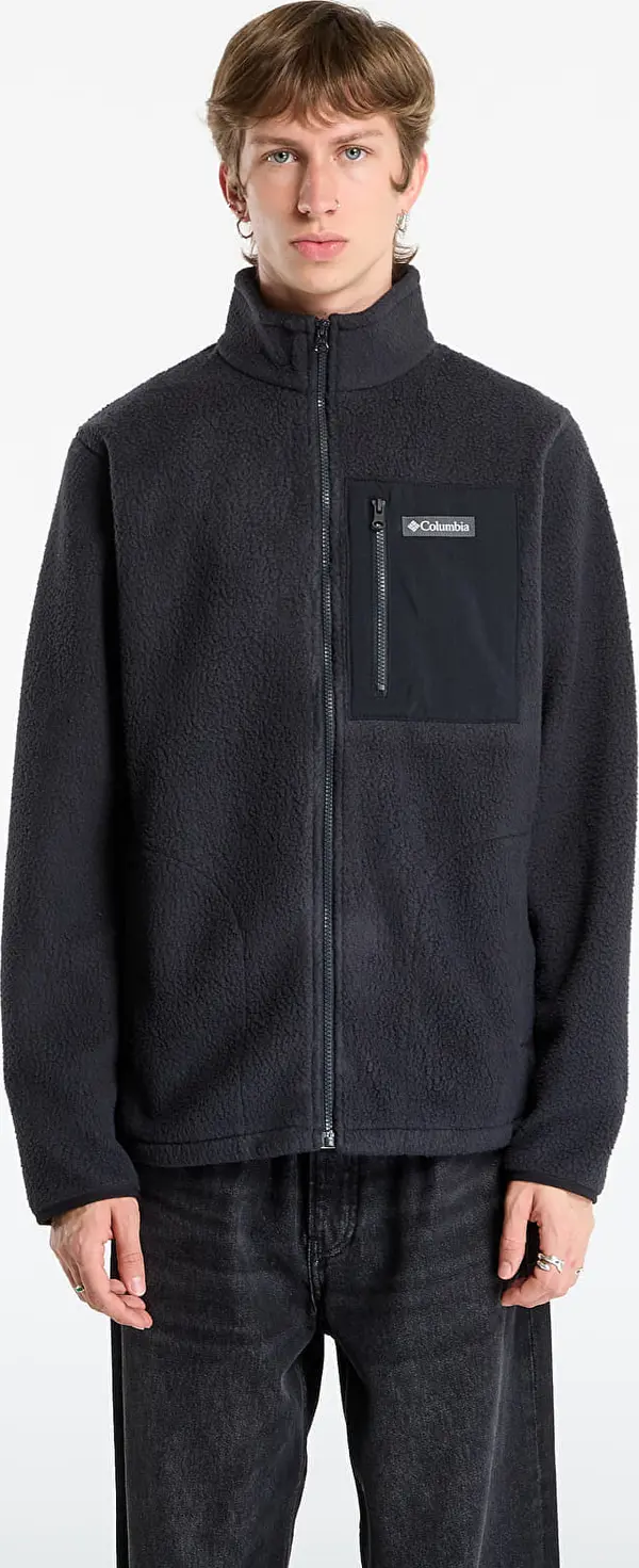 Columbia Mikina Columbia Jasper Ridge™ Pebbled Full Zip Fleece Black M