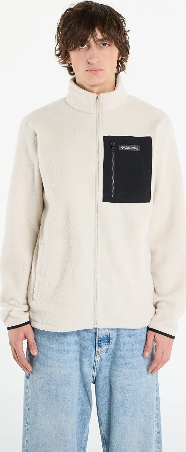 Columbia Mikina Columbia Jasper Ridge™ Pebbled Full Zip Fleece Dark Stone/ Black L