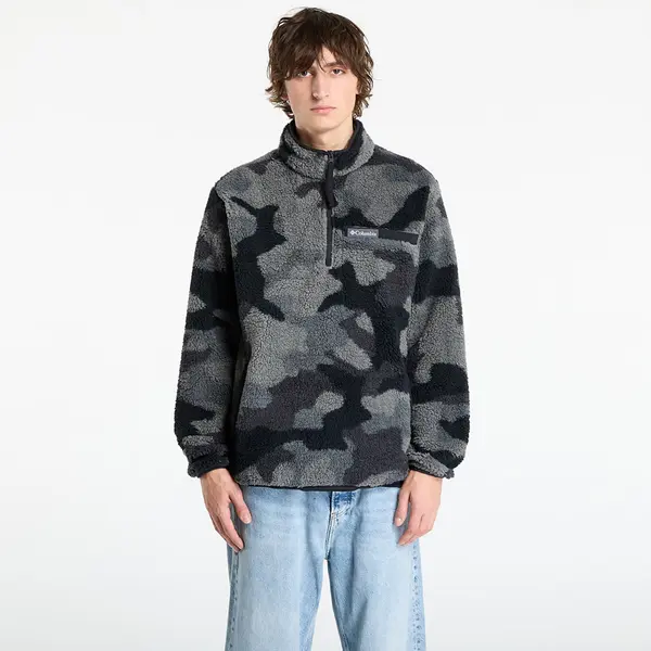 Columbia Mikina Columbia Rugged Ridge™ High Pile Half Zip Black Mod Camo S
