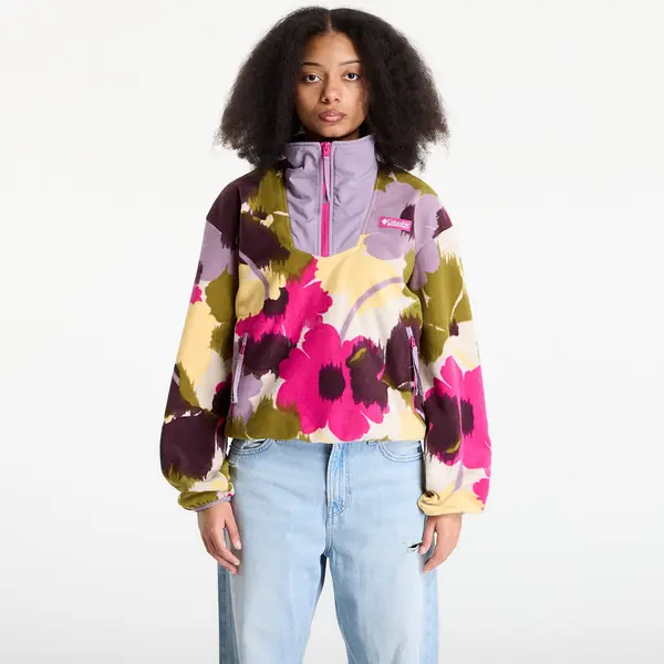 Columbia Mikina Columbia Sequoia Grove™ Half Zip Fleece With Print Fuchsia/ Ikatbloom XS